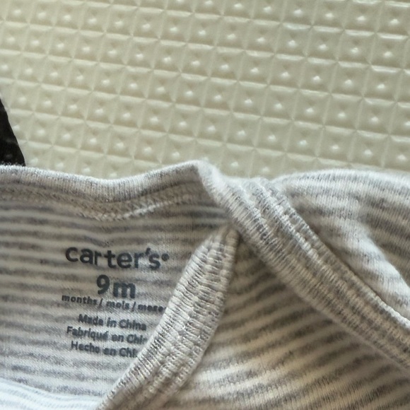 Carter’s|Baby gender neutral cute outfit,joggers & short sleeve stripe knit top• - Picture 4 of 5